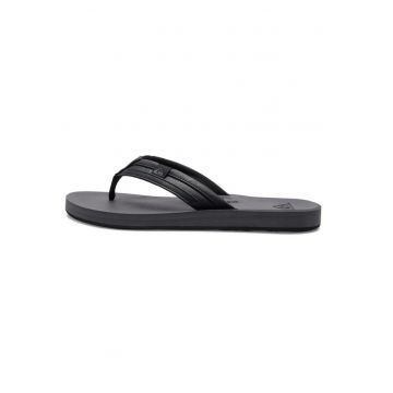 Papuci flip-flop cu bareta de piele ecologica Carver Squish