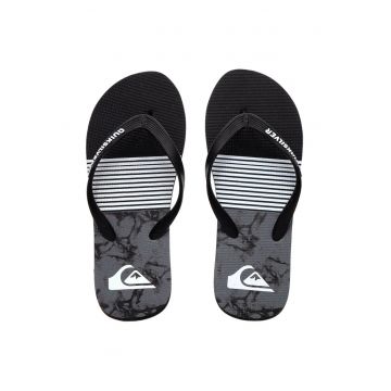 Papuci flip-flop cu bareta texturata Java Smoked Wave