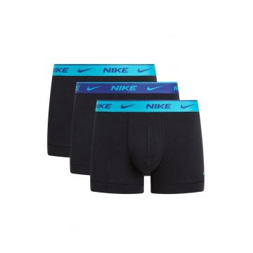 Set de boxeri cu tehnologie Dri-FIT si banda logo in talie - 3 perechi