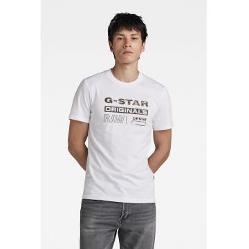 Tricou slim fit de bumbac organic