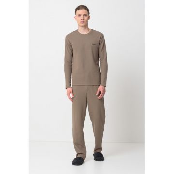 Bluza de pijama texturata