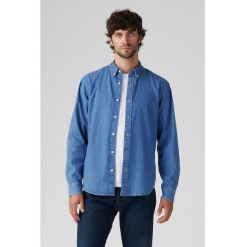 Camasa relaxed fit de bumbac