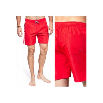 Costum de baie barbati -  Simon - Regular Fit - rosu -