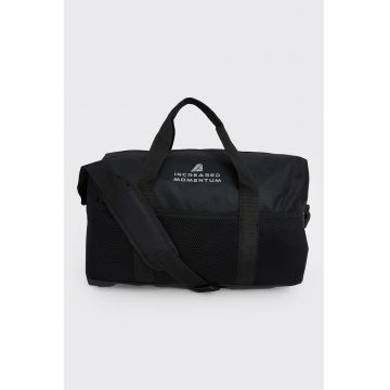 Geanta duffle cu buzunar exterior de plasa