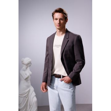Medicine tricou culoarea bej, cu imprimeu