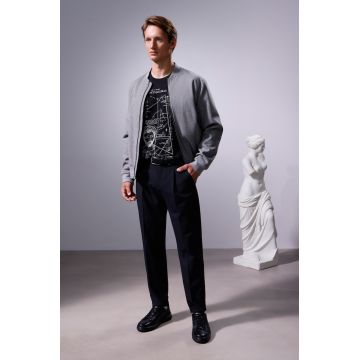 Medicine tricou din bumbac culoarea negru, cu imprimeu