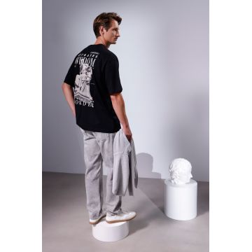 Medicine tricou din bumbac culoarea negru, cu imprimeu