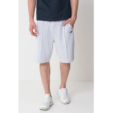 Pantaloni scurti din amestec de bumbac cu buzunare laterale