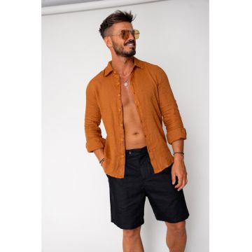 Pantaloni scurti din IN cu nasture 17659