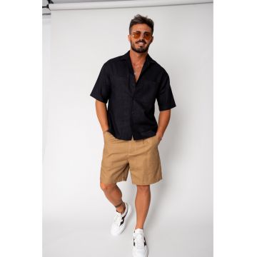 Pantaloni scurti din IN cu nasture 17665