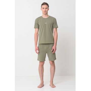Pijama cu pantaloni scurti si buzunare laterale Unique