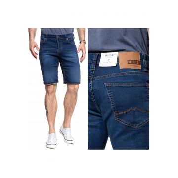 Sorturi Barbati -  Chicago Short - Croi: Slim Fit - Stil: Drept / Regulamentar - Inaltimea Taliei Medie / Regulamentara - Inchidere: Nasturi - W38 EU - Albastru