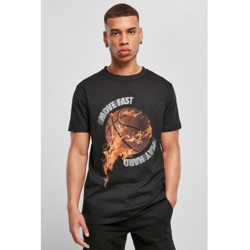 Tricou cu imprimeu grafic - Negru -