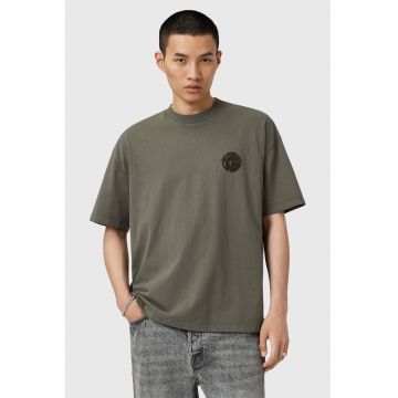 Tricou cu logo Waved - Kaki