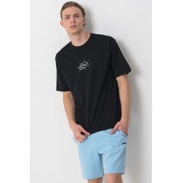 Tricou lejer de bumbac cu logo