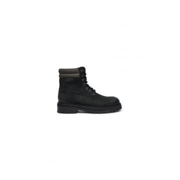 Bocanci de drumetie barbati Bjorn Borg - BJ295054AM - Piele naturala - Negru
