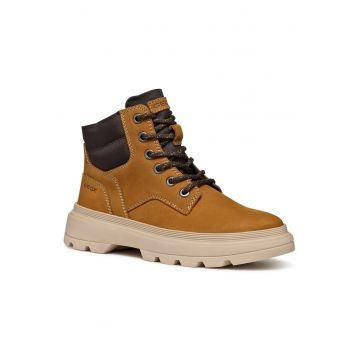 Bocanci de drumetie barbati  J46M9A-032FU - Textil - Maro