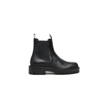 Botine cu glezna joasa pentru barbati Vic Matie - 1F8604U 32BCGB001 - Piele naturala - Negru