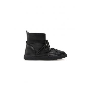 Cizme de iarna barbati  55102-087 - Piele naturala - Negru