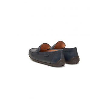 Mocasini barbati  J826CA-00043 - Piele naturala - Bleumarin