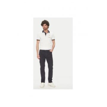 Pantaloni barbati  251PJ205CT3551 - Bumbac/Lyocell - Bleumarin