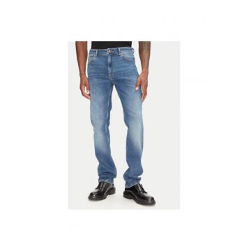 Pantaloni barbati  78OAB5S0 CDWFM - Bumbac - Bleumarin