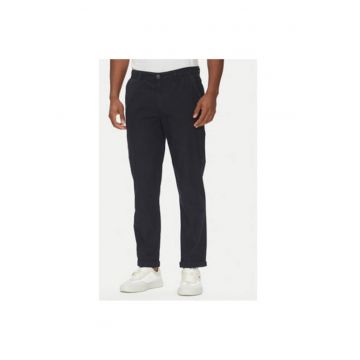Pantaloni chino barbati  251PA1654CT3505 - Bumbac - Bleumarin