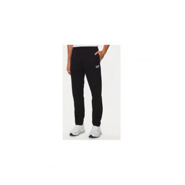 Pantaloni de trening barbati Ea7 Emporio Armani - 8NPP65 PJVRZ - Bumbac - Negru