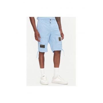 Pantaloni scurti barbati  251BE041CT1122 - Bumbac - Albastru deschis
