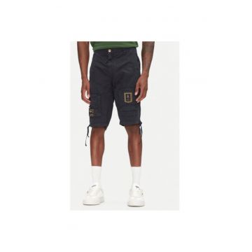 Pantaloni scurti barbati  251BE041CT1122 - Bumbac - Bleumarin