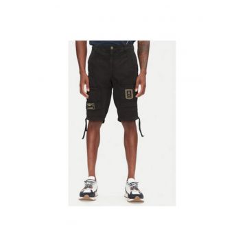 Pantaloni scurti barbati  251BE041CT1122 - Bumbac - Negru
