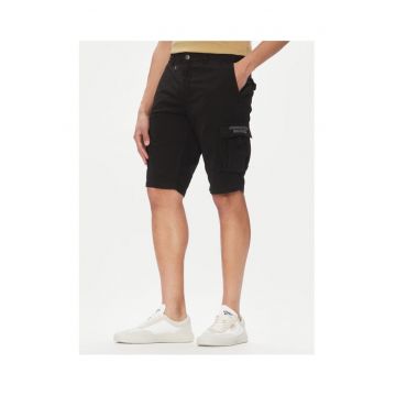 Pantaloni scurti barbati  251BE066CT1122 - Bumbac - Negru - Negru