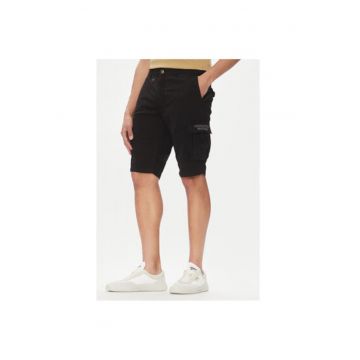 Pantaloni scurti barbati  251BE066CT1122 - Bumbac - Negru