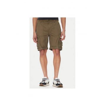 Pantaloni scurti barbati  251BE250CT3501 - Bumbac - Kaki