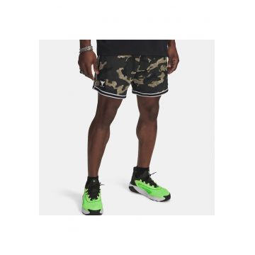 Pantaloni scurti barbati  Project Rock - verde - material elastic -