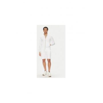 Pantaloni scurti sport barbati  25411847 - Bumbac/Lyocell - Alb