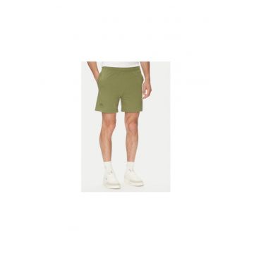 Pantaloni scurti sport barbati  303HZE0 - Bumbac - Kaki