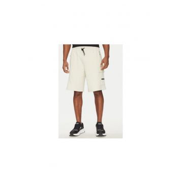 Pantaloni scurti sport barbati Ea7 Emporio Armani - 7M000326 AF12660 - Bumbac/Elastan - Ecru