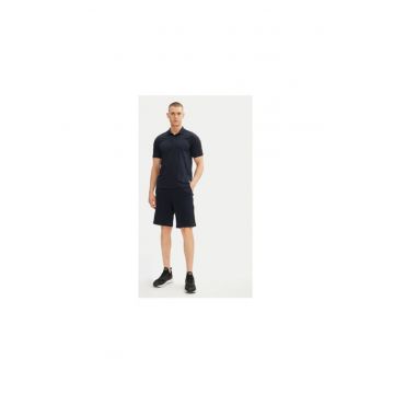 Pantaloni scurti sport barbati Ea7 Emporio Armani - 7M000544 AF12660 - Bumbac/Poliester - Bleumarin