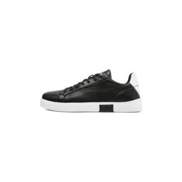 Pantofi sport barbati  303217747 - Piele naturala - Negru - Negru