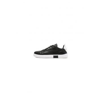Pantofi sport barbati  303217747 - Piele naturala - Negru