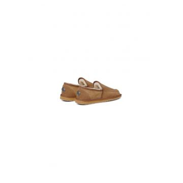 Papuci barbati  302952281 - Piele naturala - Maro