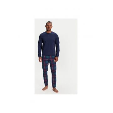 Pijama barbati  37MW4P02N - Bumbac - Bleumarin
