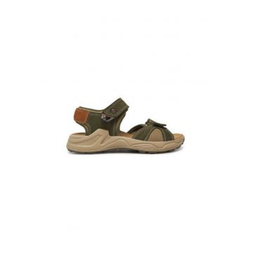 Sandale barbati  7897200 - Piele naturala - Kaki