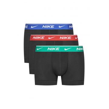 Set 3 boxeri barbati  0000KE1008 - Bumbac/Elastan - Negru - Negru