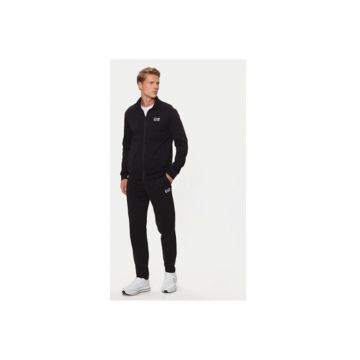 Trening barbati Ea7 Emporio Armani - 8NPV61 PJVRZ - Bumbac - Negru