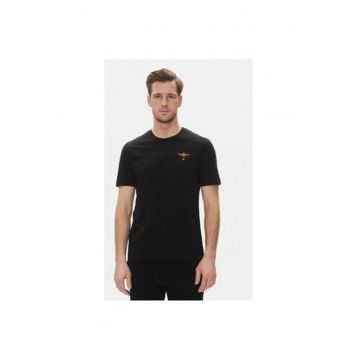 Tricou barbati  251TS1580J372 - Bumbac - Negru