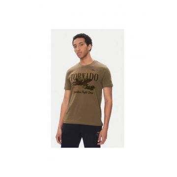 Tricou barbati  251TS2405J641 - Bumbac - Kaki
