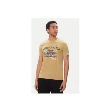 Tricou barbati  251TS2406J641 - Bumbac - Bej
