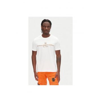 Tricou barbati  251TS2410J592 - Bumbac - Alb